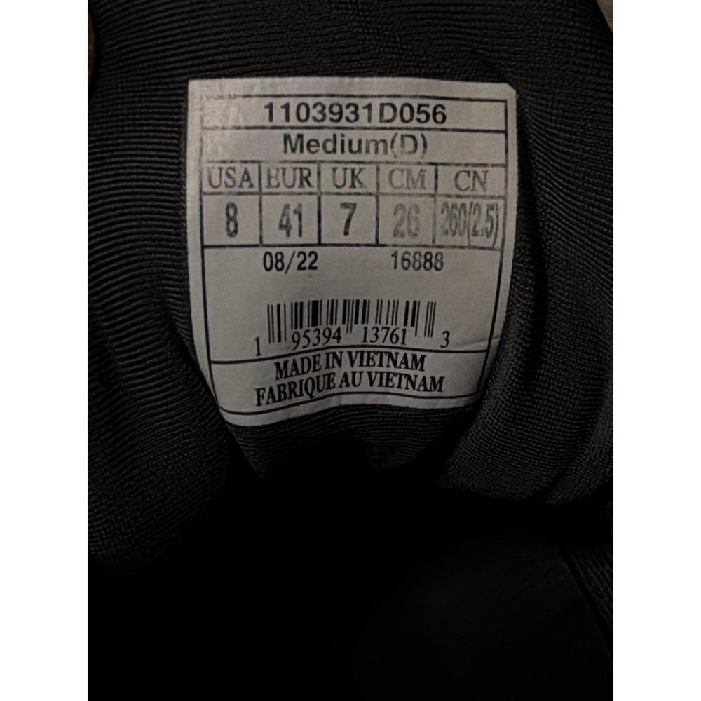 Brooks Ghost 15 Mens 8 Black Blue Gray Running Shoes Sneakers - Picture 3 of 8